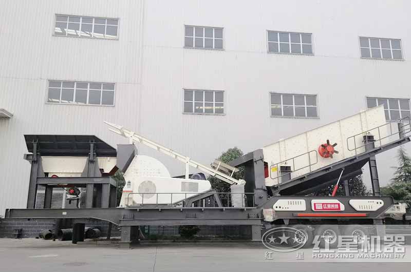 與給料機、破碎機一起搭載的新型車載可移動篩砂機