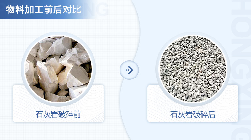 處理石灰?guī)r的日產(chǎn)500方砂石生產(chǎn)線機(jī)器怎樣配？